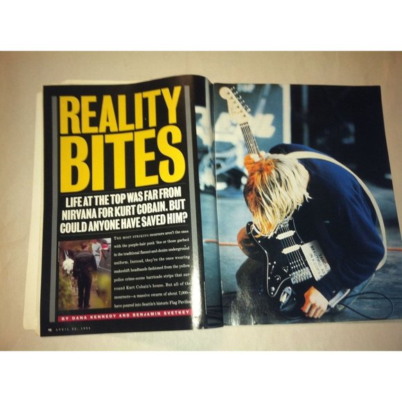 Entertainment Weekly Vintage Magazine April 1994 The Life & Early Death of Kurt - Picture 8 of 13